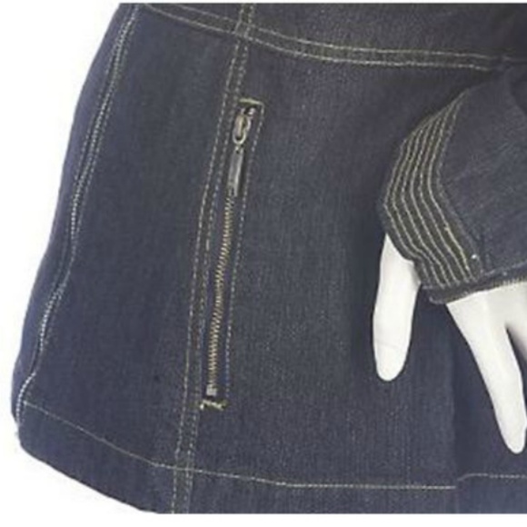 Bradley by Bradley Bayou Denim Zip Front Jacket - Picture 4 of 4